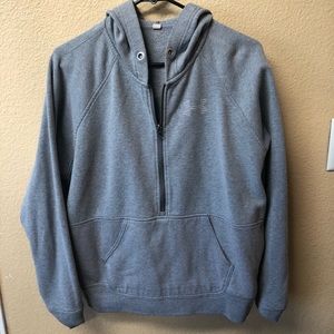 Half zip grey sweatshirt